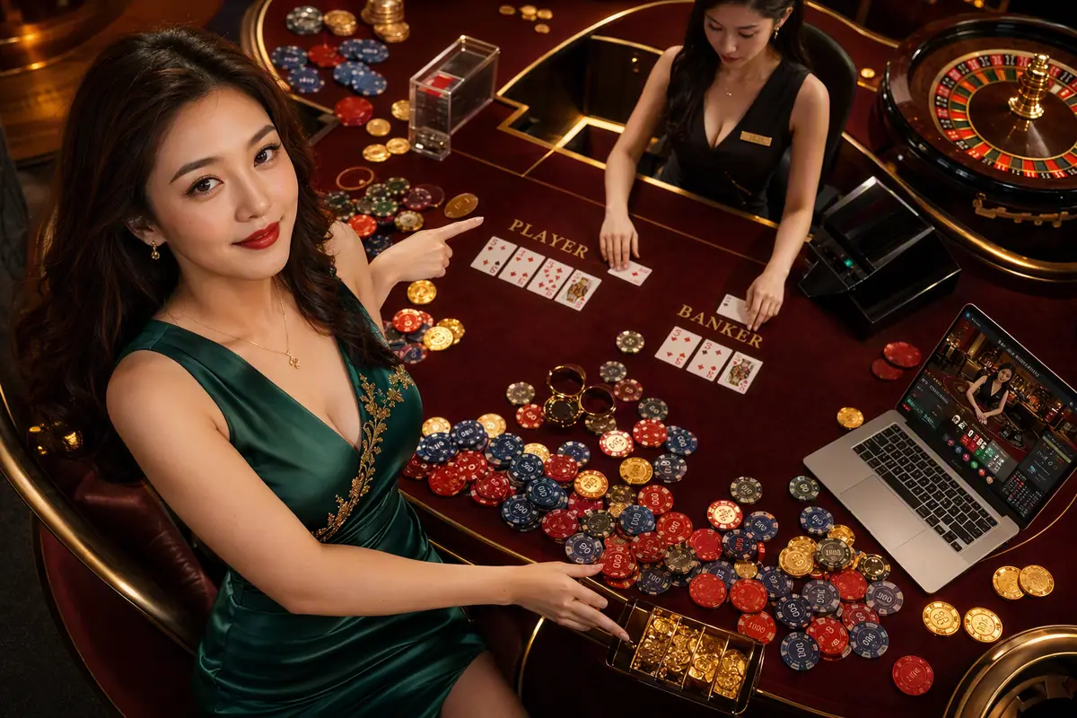 vip880 Live Casino ကစားနေသောမြင်ကွင်း